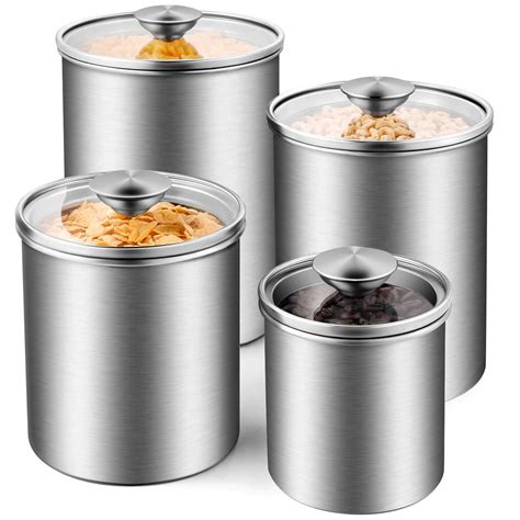 stainless steel large storage containers